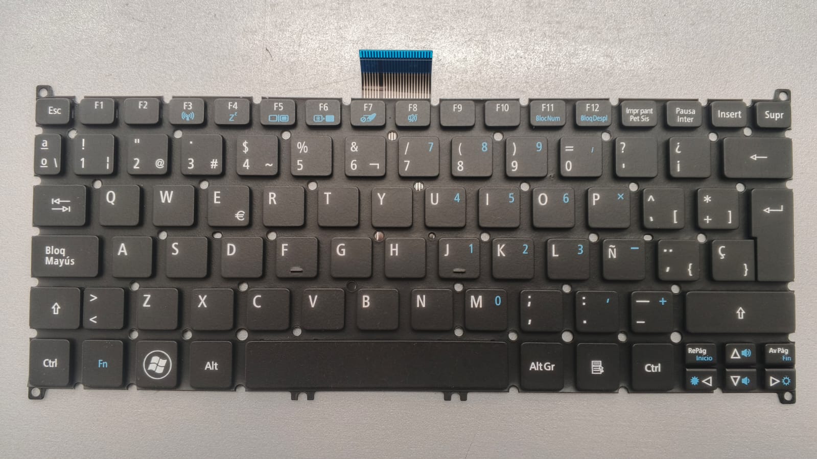 teclado p/ acer one zhg 725 756 s3 s5 negro español teclado p/ acer one zhg 725 756 s3 s5 negro español
